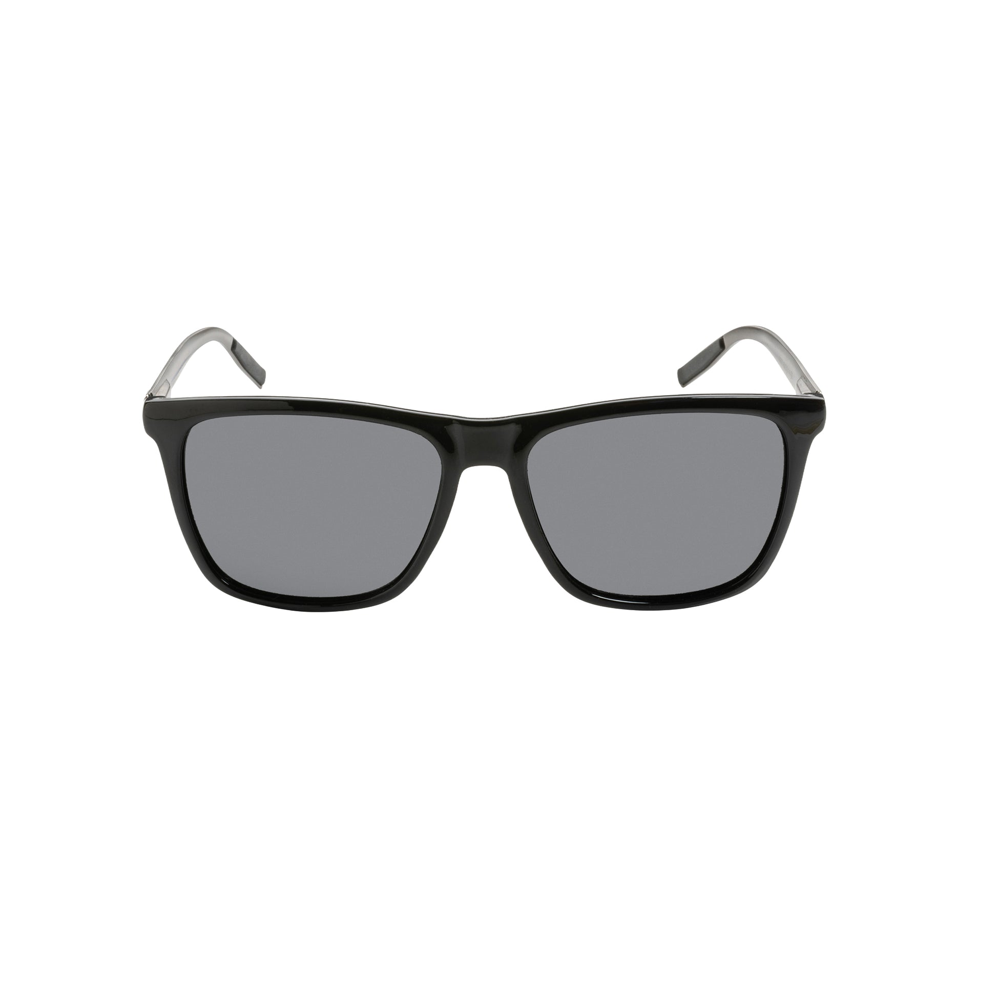 Black - Side - Swiss Peak Unisex Adult Recycled Plastic Polarised Sunglasses