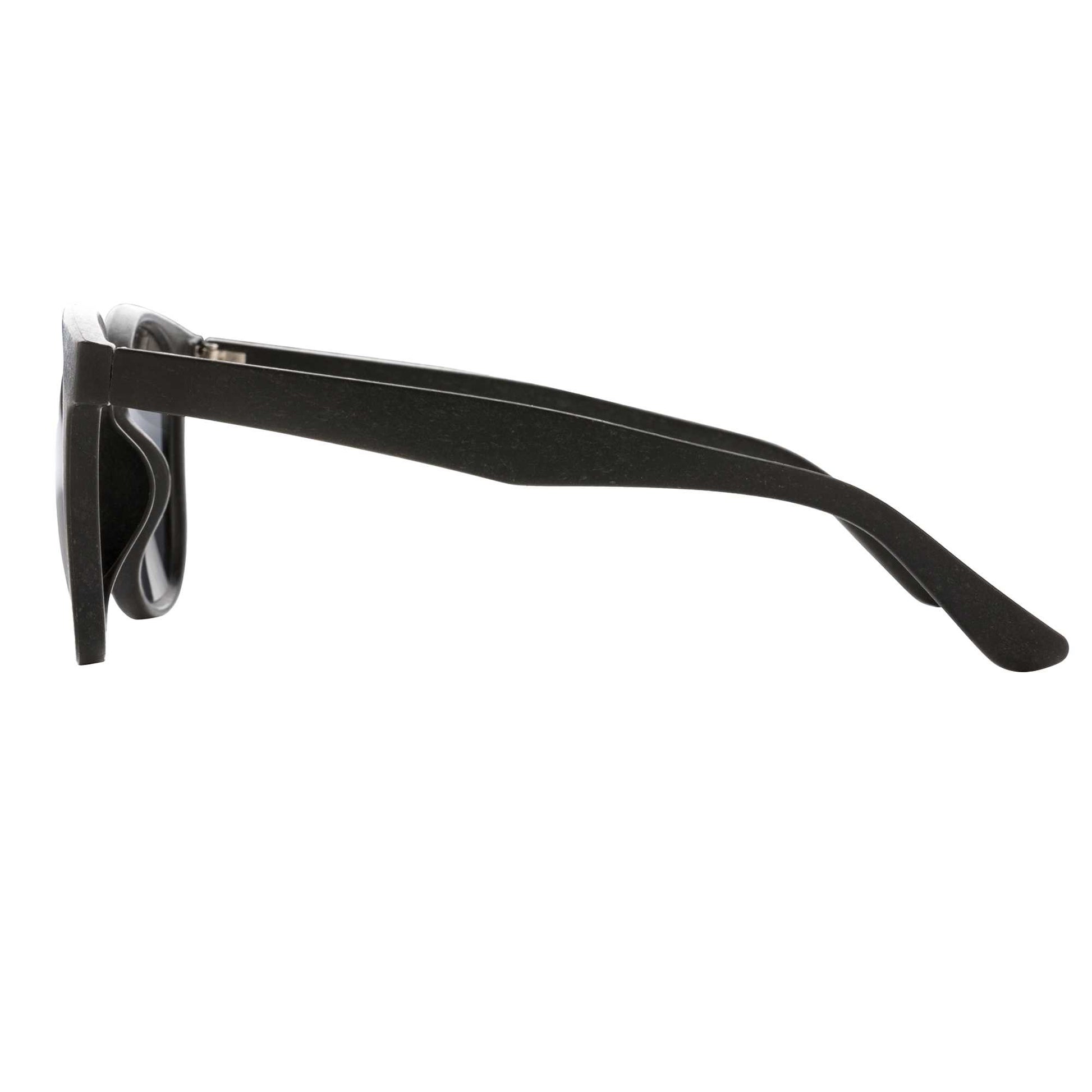 Black - Back - XD Collection Unisex Adult Wheat Straw Sunglasses