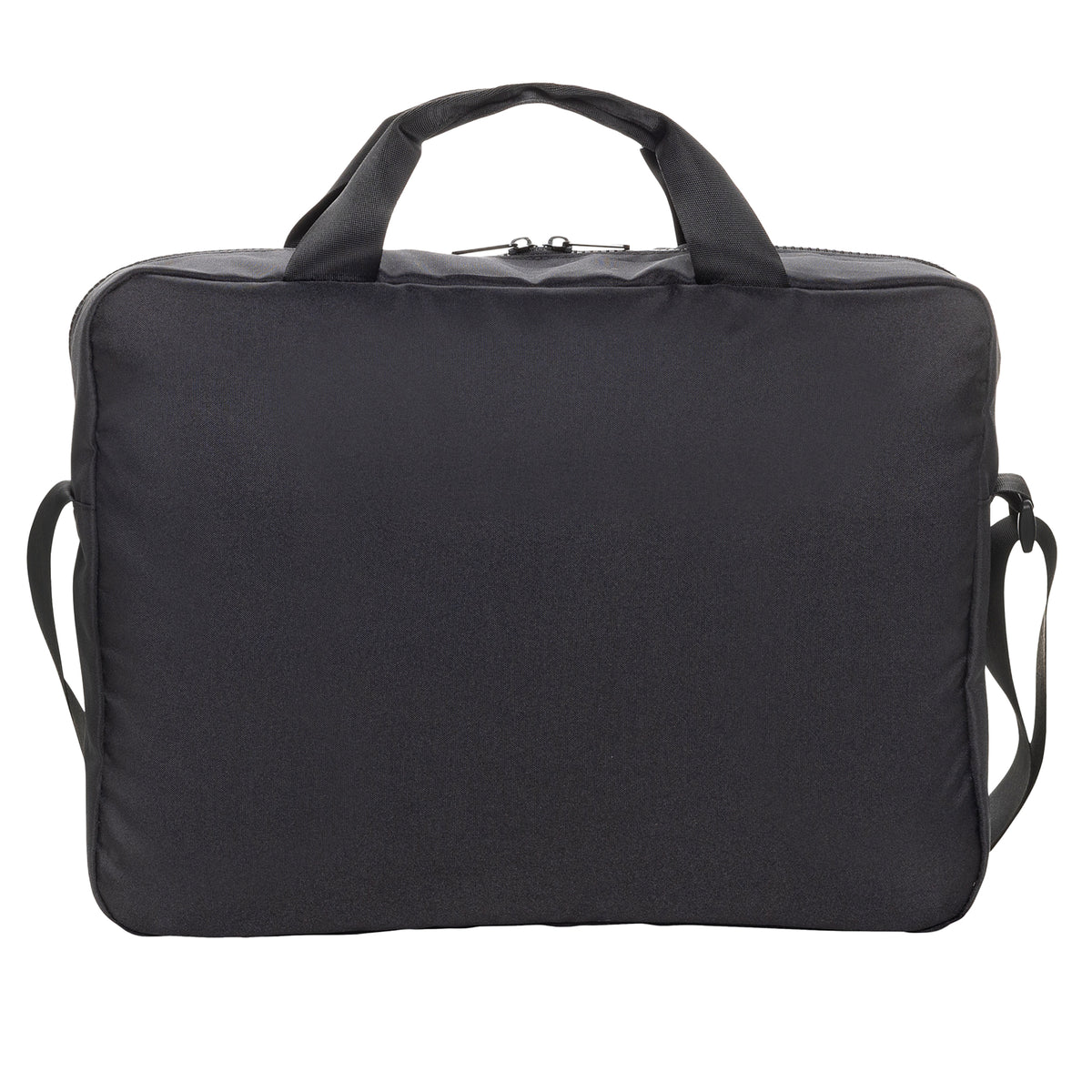 Black - Back - Swiss Peak Essential RPET Aware Laptop Bag