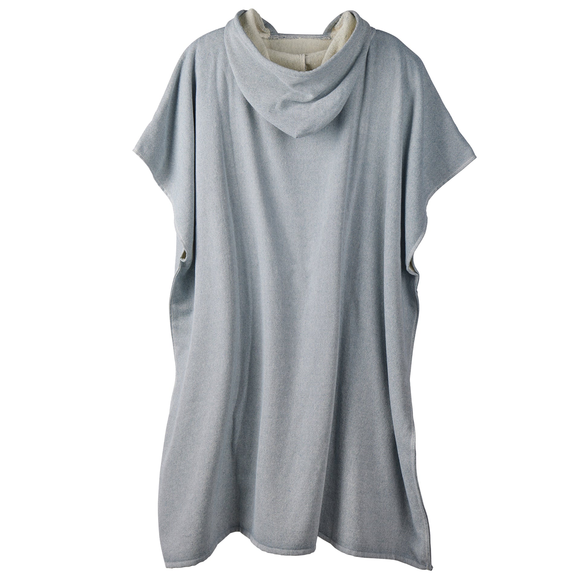 Navy - Back - Vinga Unisex Adult Tolo Terrycloth Hammam Poncho