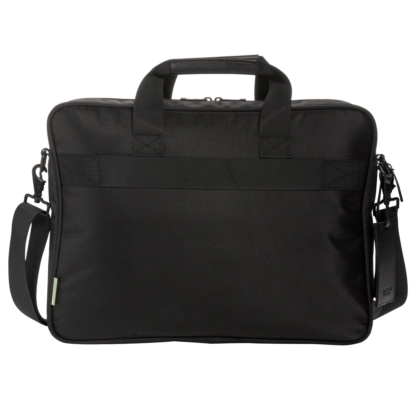 Black - Back - Swiss Peak Voyager RPET Laptop Bag