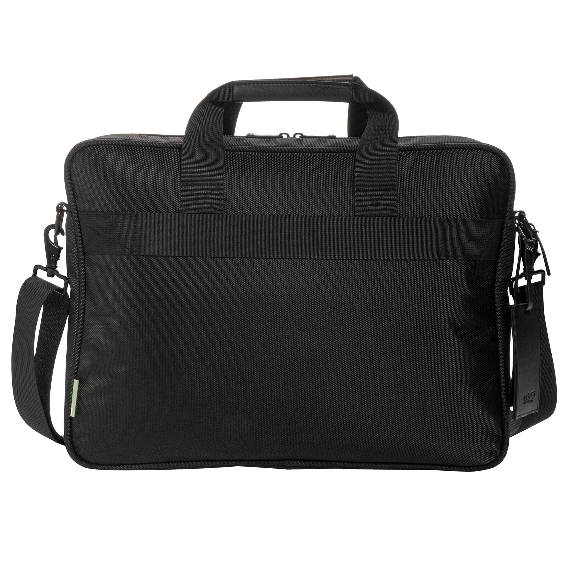Black - Back - Swiss Peak Voyager RPET Laptop Bag