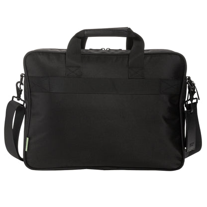 Black - Back - Swiss Peak Voyager RPET Laptop Bag