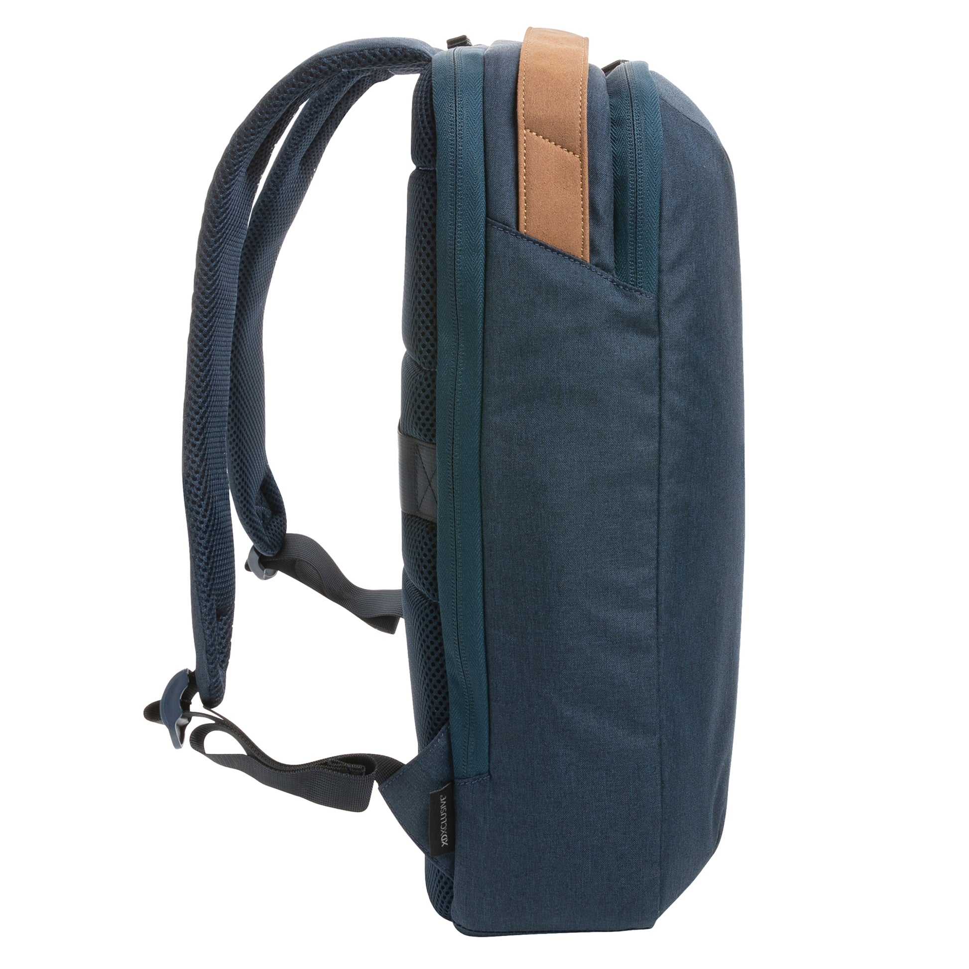 Navy - Side - XD Xclusive Impact Aware Two Tone Laptop Backpack