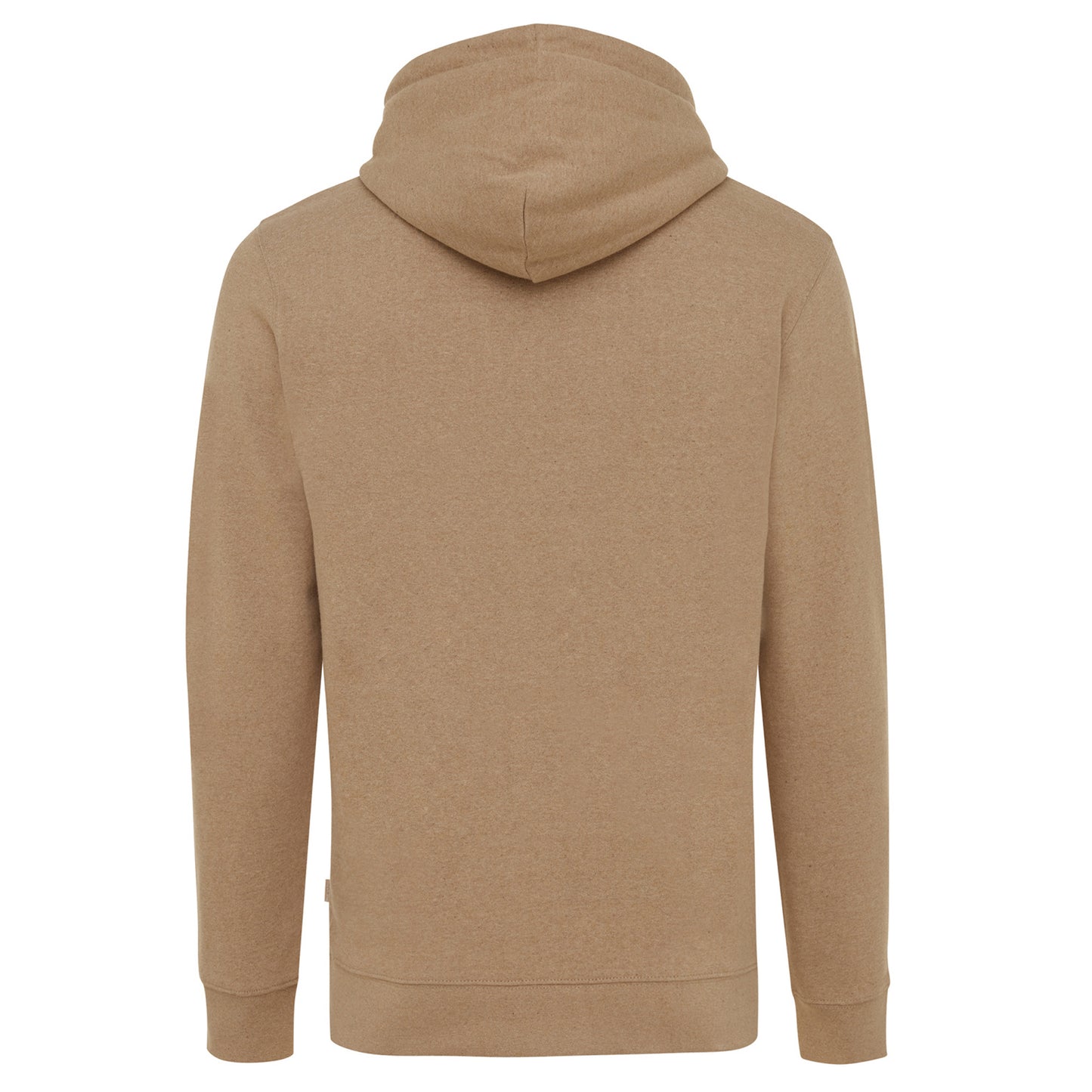Heather Brown - Back - Iqoniq Unisex Adult Torres Recycled Cotton Undyed Hoodie