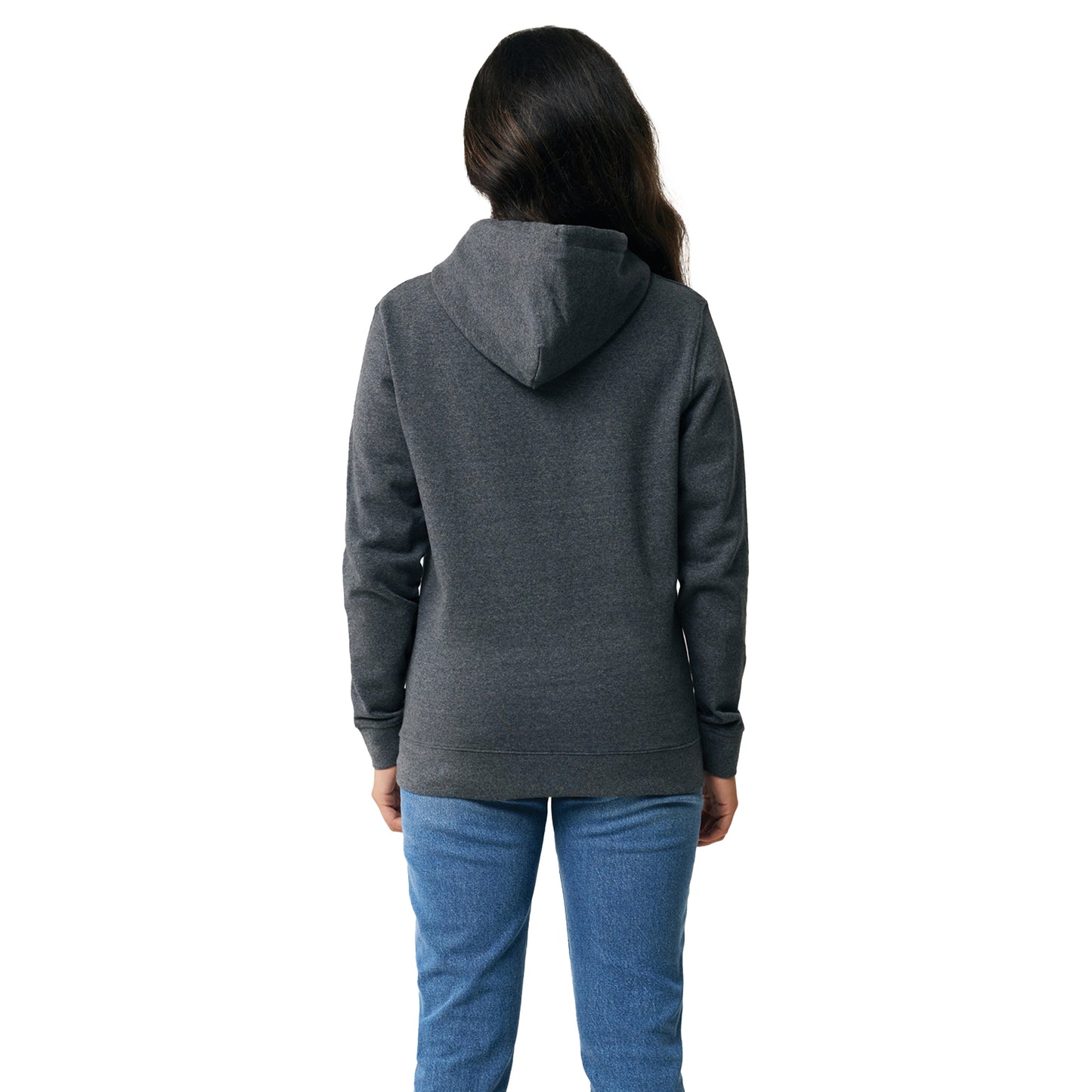 Heather Anthracite - Lifestyle - Iqoniq Unisex Adult Torres Recycled Cotton Undyed Hoodie