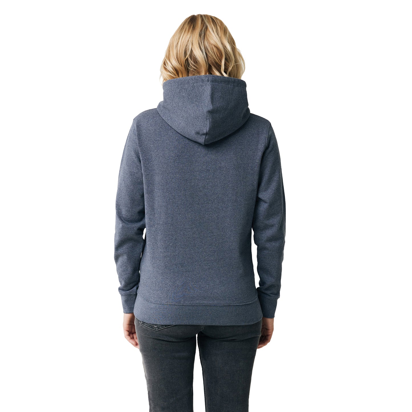 Heather Navy - Lifestyle - Iqoniq Unisex Adult Torres Recycled Cotton Undyed Hoodie