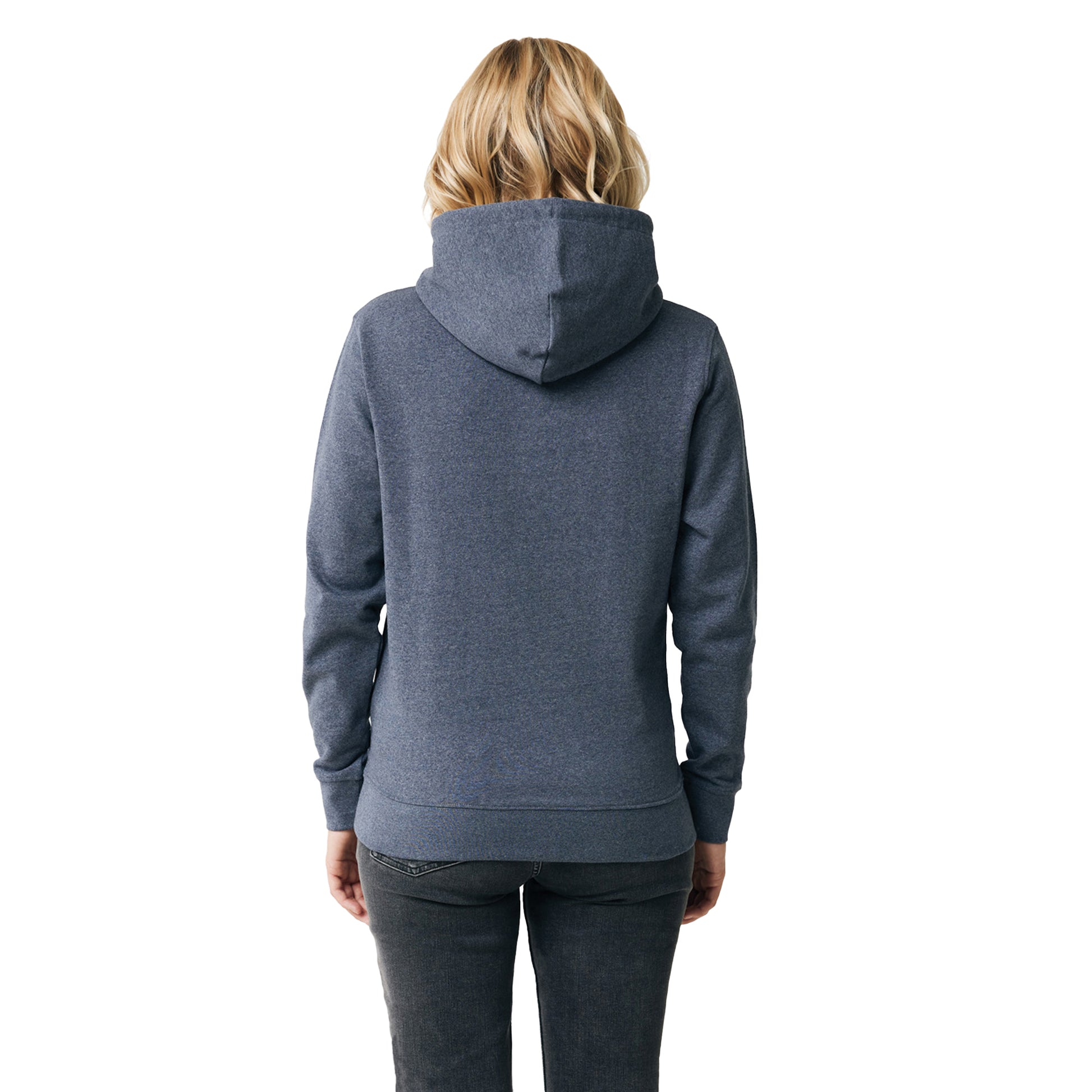 Heather Navy - Lifestyle - Iqoniq Unisex Adult Torres Recycled Cotton Undyed Hoodie
