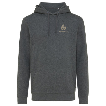 Heather Anthracite - Front - Iqoniq Unisex Adult Torres Recycled Cotton Undyed Hoodie