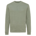 Heather Green - Front - Iqoniq Unisex Adult Denali Recycled Cotton Undyed Sweatshirt