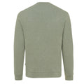 Heather Green - Back - Iqoniq Unisex Adult Denali Recycled Cotton Undyed Sweatshirt
