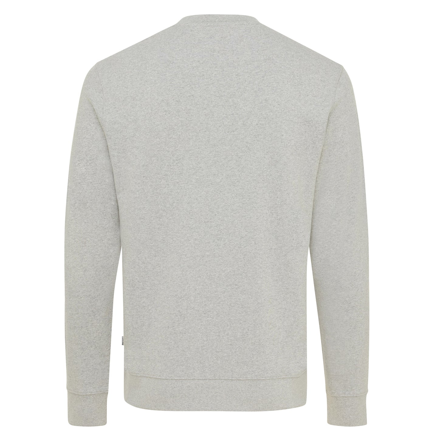 Heather Grey - Back - Iqoniq Unisex Adult Denali Recycled Cotton Undyed Sweatshirt