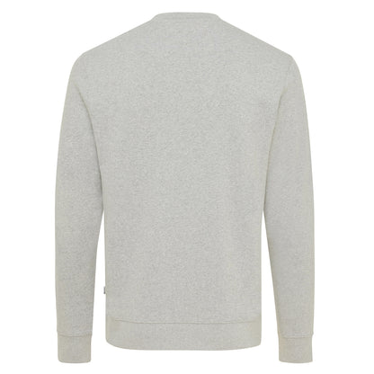 Heather Grey - Back - Iqoniq Unisex Adult Denali Recycled Cotton Undyed Sweatshirt