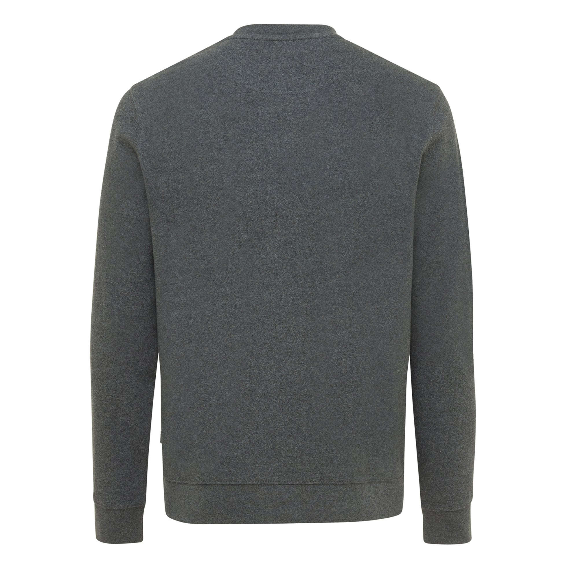 Heather Anthracite Heather - Back - Iqoniq Unisex Adult Denali Recycled Cotton Undyed Sweatshirt
