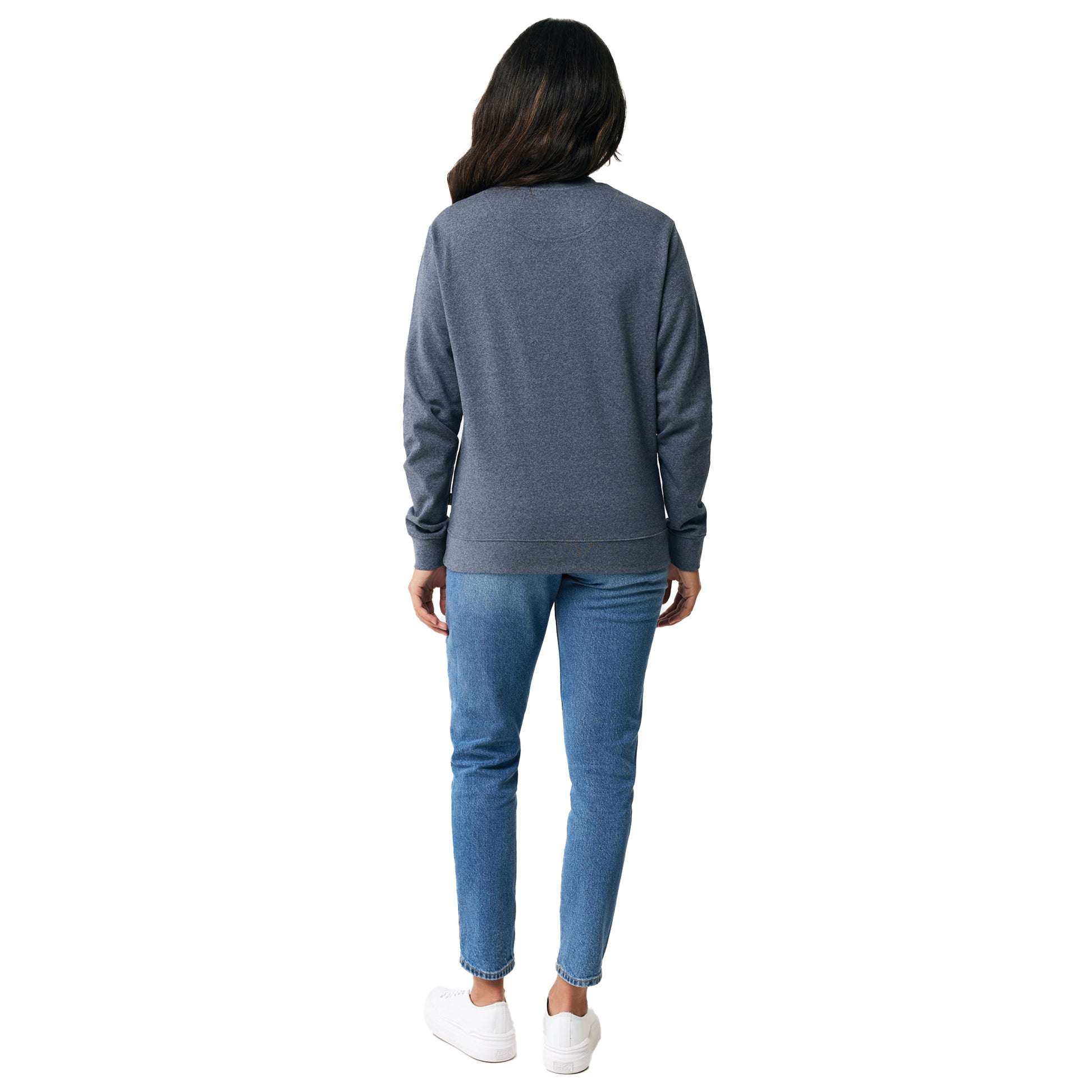 Heather Navy - Lifestyle - Iqoniq Unisex Adult Denali Recycled Cotton Undyed Sweatshirt