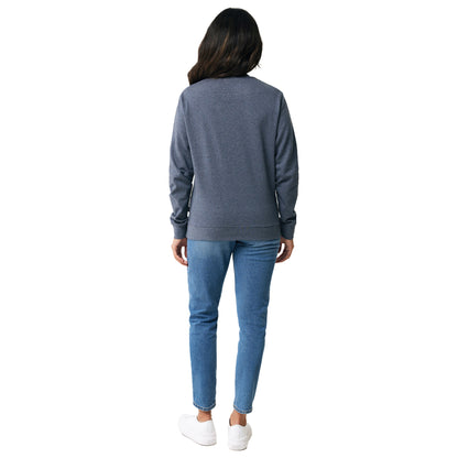 Heather Navy - Lifestyle - Iqoniq Unisex Adult Denali Recycled Cotton Undyed Sweatshirt