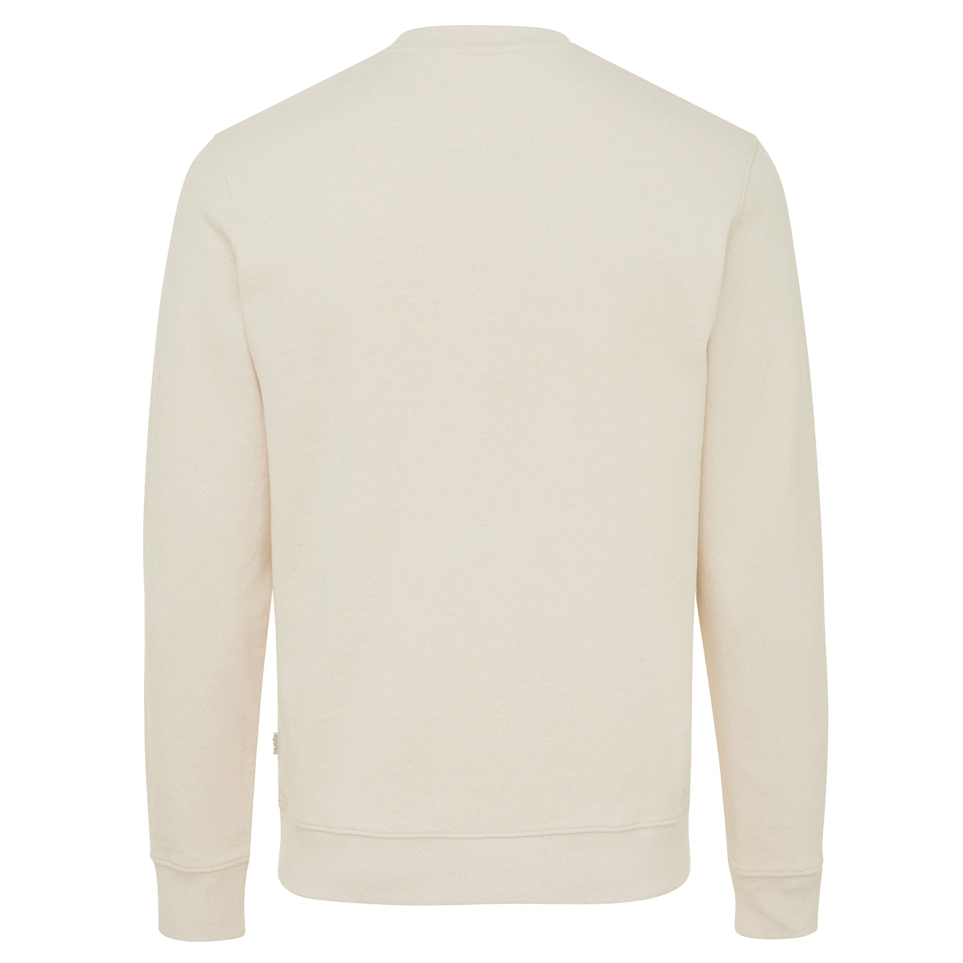 Natural Raw - Back - Iqoniq Unisex Adult Denali Recycled Cotton Undyed Sweatshirt