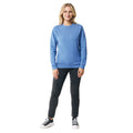 Heather Blue - Side - Iqoniq Unisex Adult Denali Recycled Cotton Undyed Sweatshirt