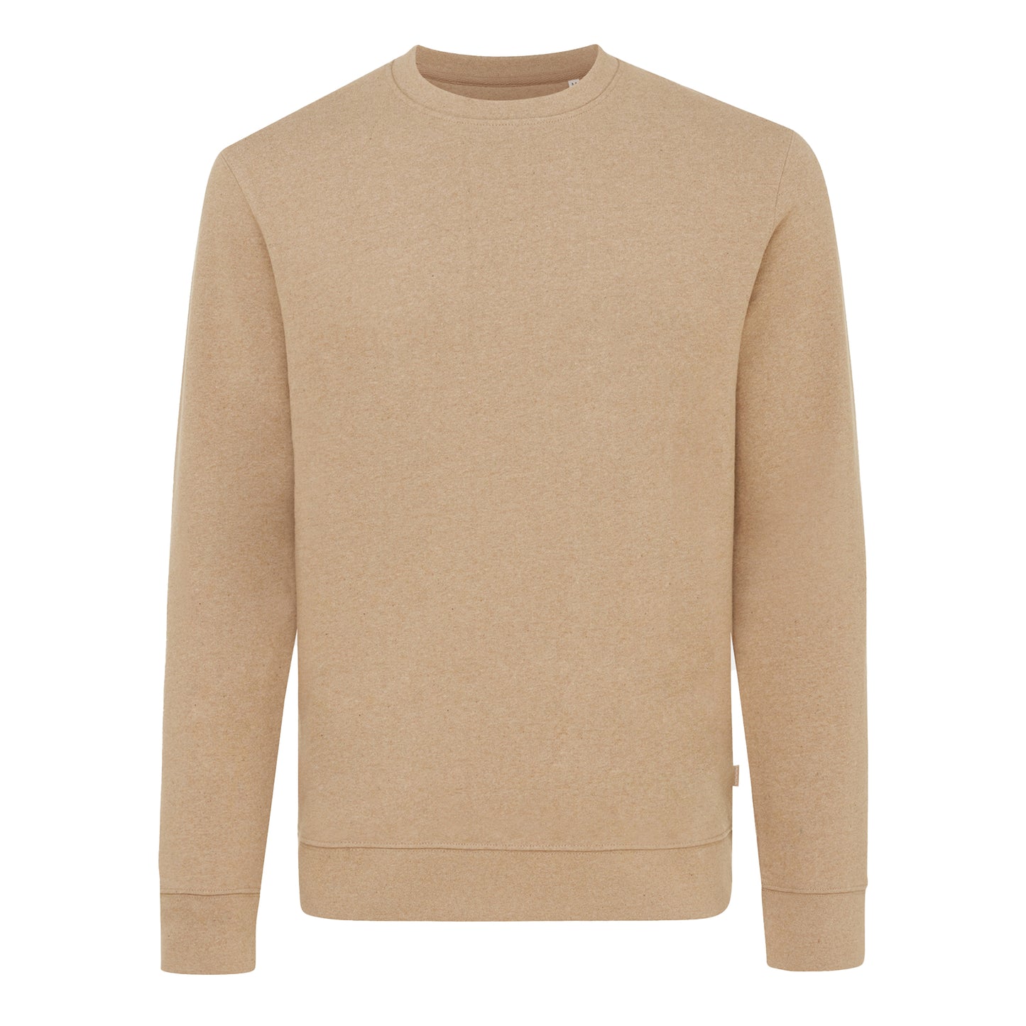 Heather Brown - Front - Iqoniq Unisex Adult Denali Recycled Cotton Undyed Sweatshirt