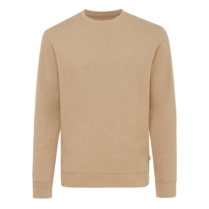Heather Brown - Front - Iqoniq Unisex Adult Denali Recycled Cotton Undyed Sweatshirt