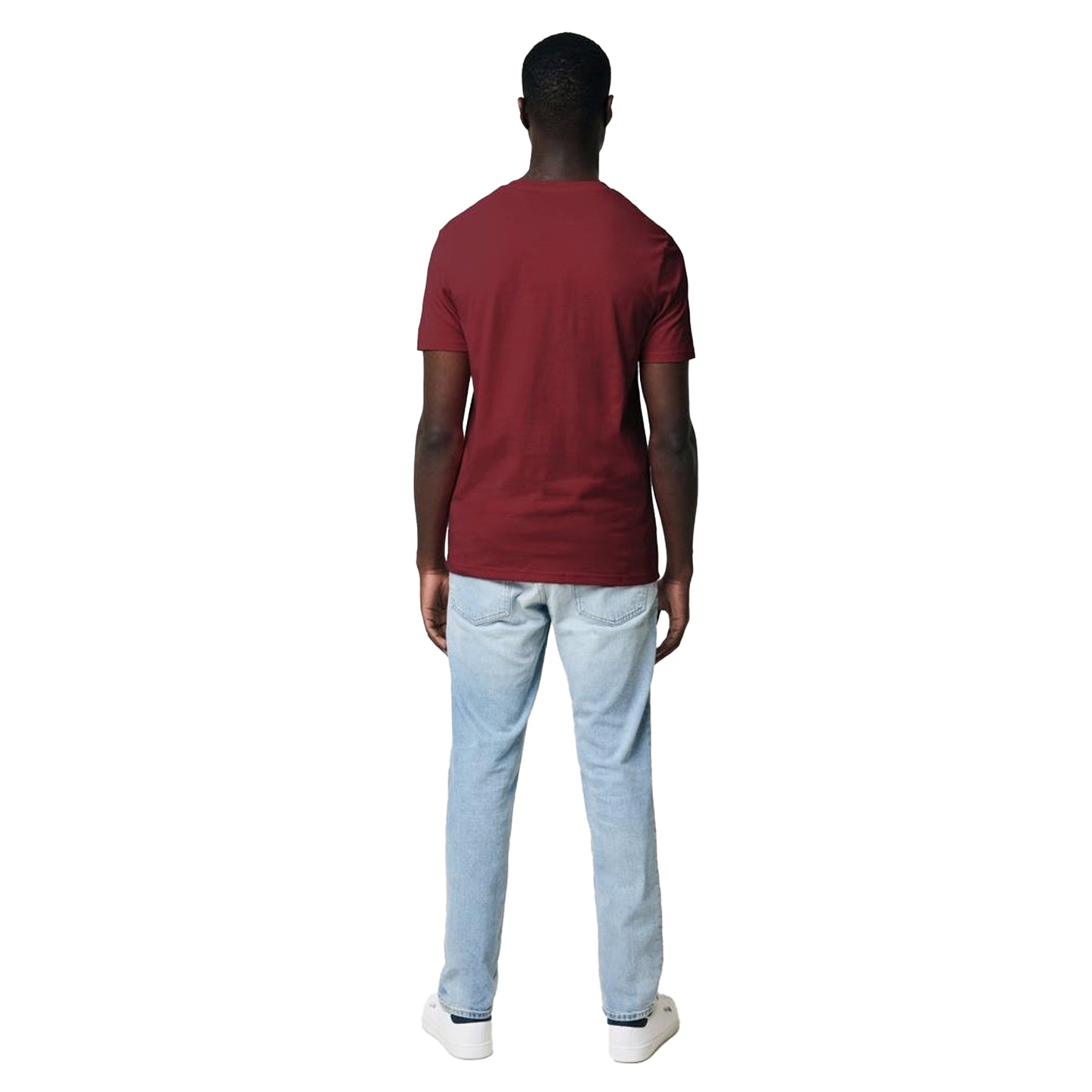 Burgundy - Lifestyle - Iqoniq Unisex Adult Bryce Recycled Cotton T-Shirt
