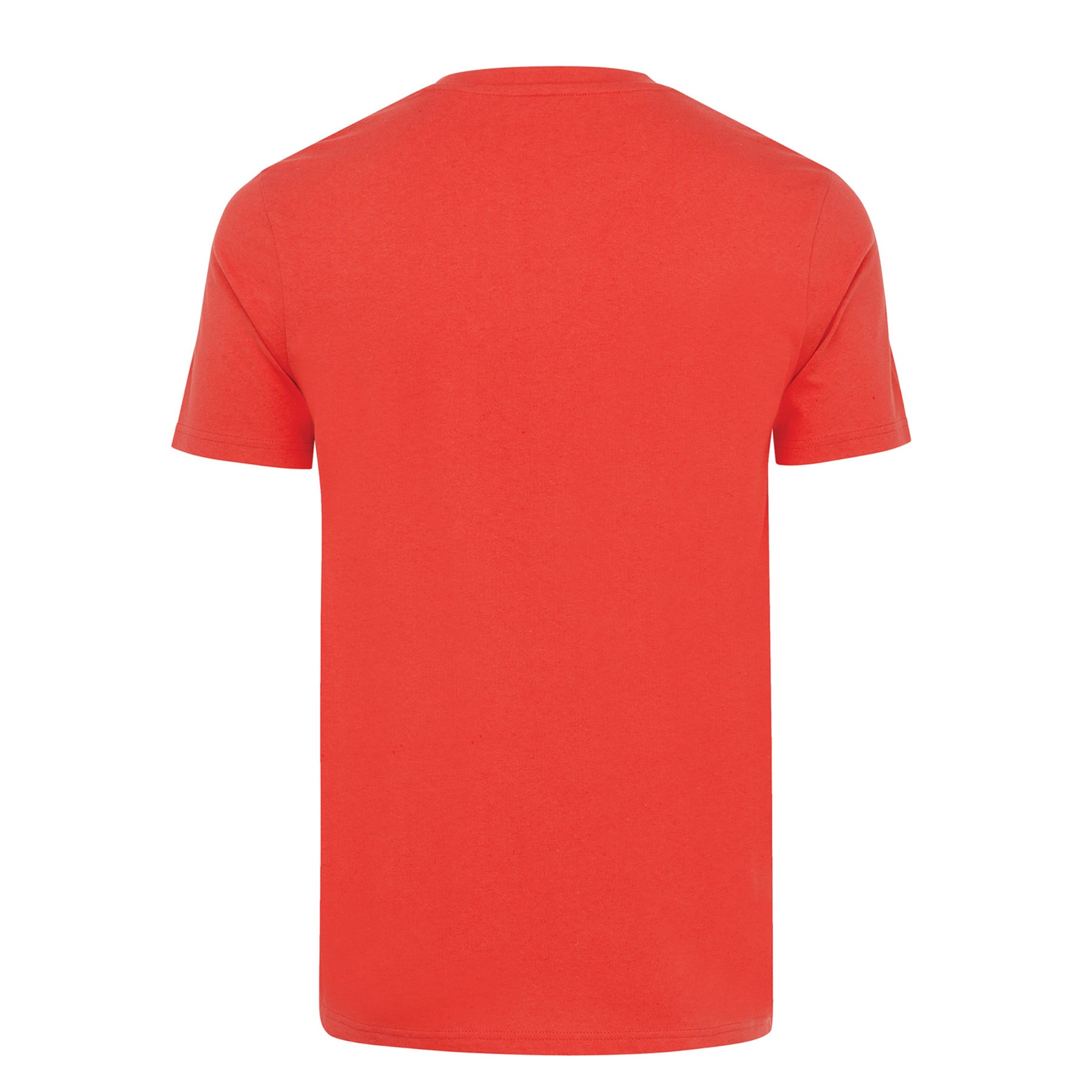 Luscious Red - Back - Iqoniq Unisex Adult Bryce Recycled Cotton T-Shirt