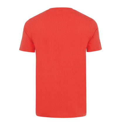 Luscious Red - Back - Iqoniq Unisex Adult Bryce Recycled Cotton T-Shirt