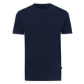 Navy - Front - Iqoniq Unisex Adult Bryce Recycled Cotton T-Shirt