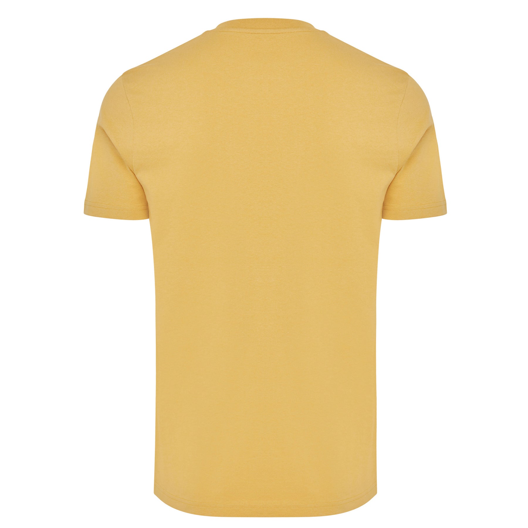 Ochre Yellow - Back - Iqoniq Unisex Adult Bryce Recycled Cotton T-Shirt