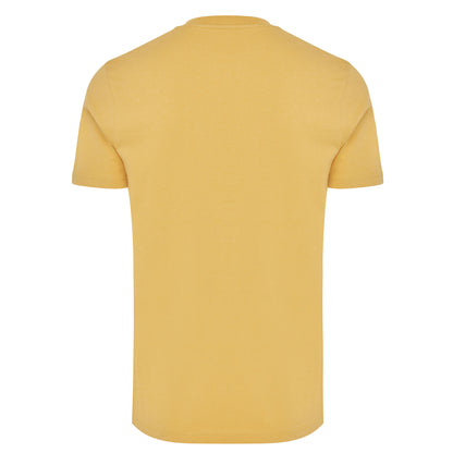 Ochre Yellow - Back - Iqoniq Unisex Adult Bryce Recycled Cotton T-Shirt