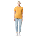 Ochre Yellow - Side - Iqoniq Unisex Adult Bryce Recycled Cotton T-Shirt