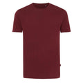 Burgundy - Front - Iqoniq Unisex Adult Bryce Recycled Cotton T-Shirt