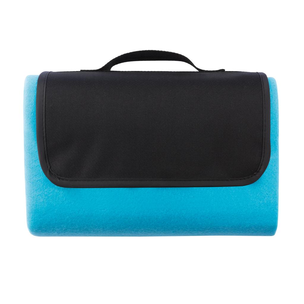 Blue - Front - XD Collection Plain Picnic Blanket