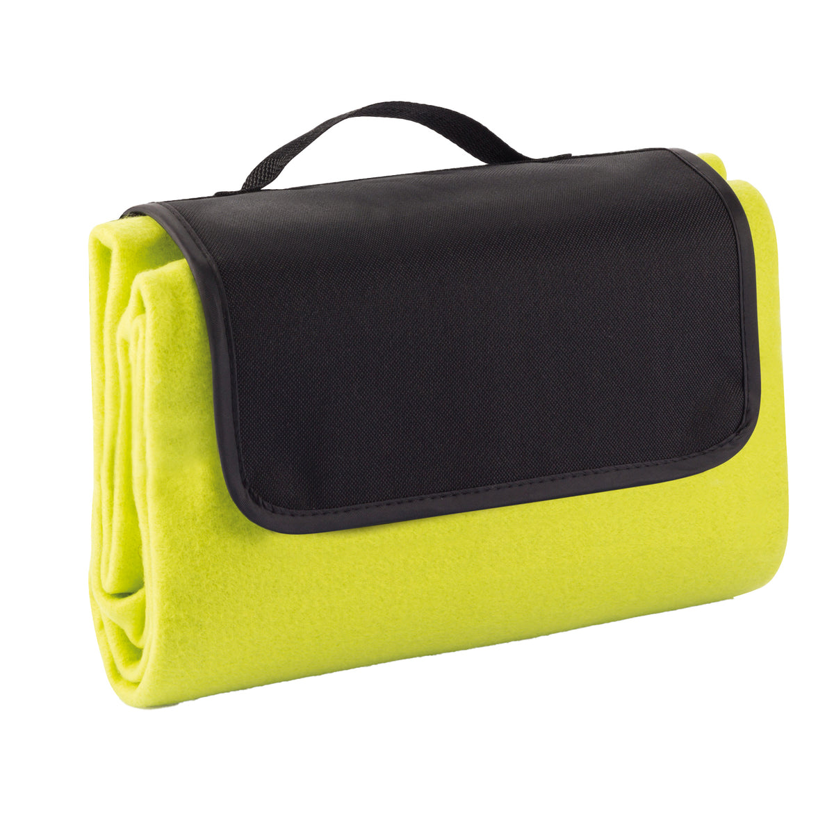 Green - Back - XD Collection Plain Picnic Blanket