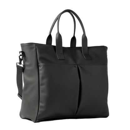 Black - Side - Vinga Baltimore Hybrid Laptop Bag