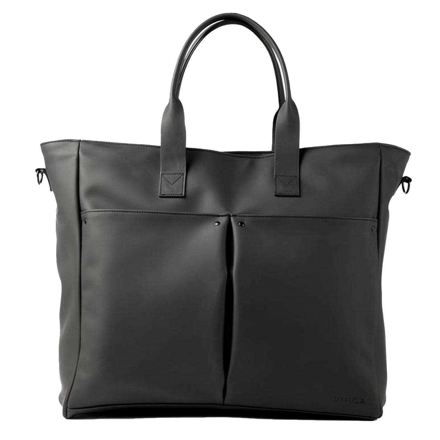 Black - Front - Vinga Baltimore Hybrid Laptop Bag