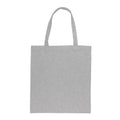 Grey - Front - XD Collection Recycled Cotton Tote Bag
