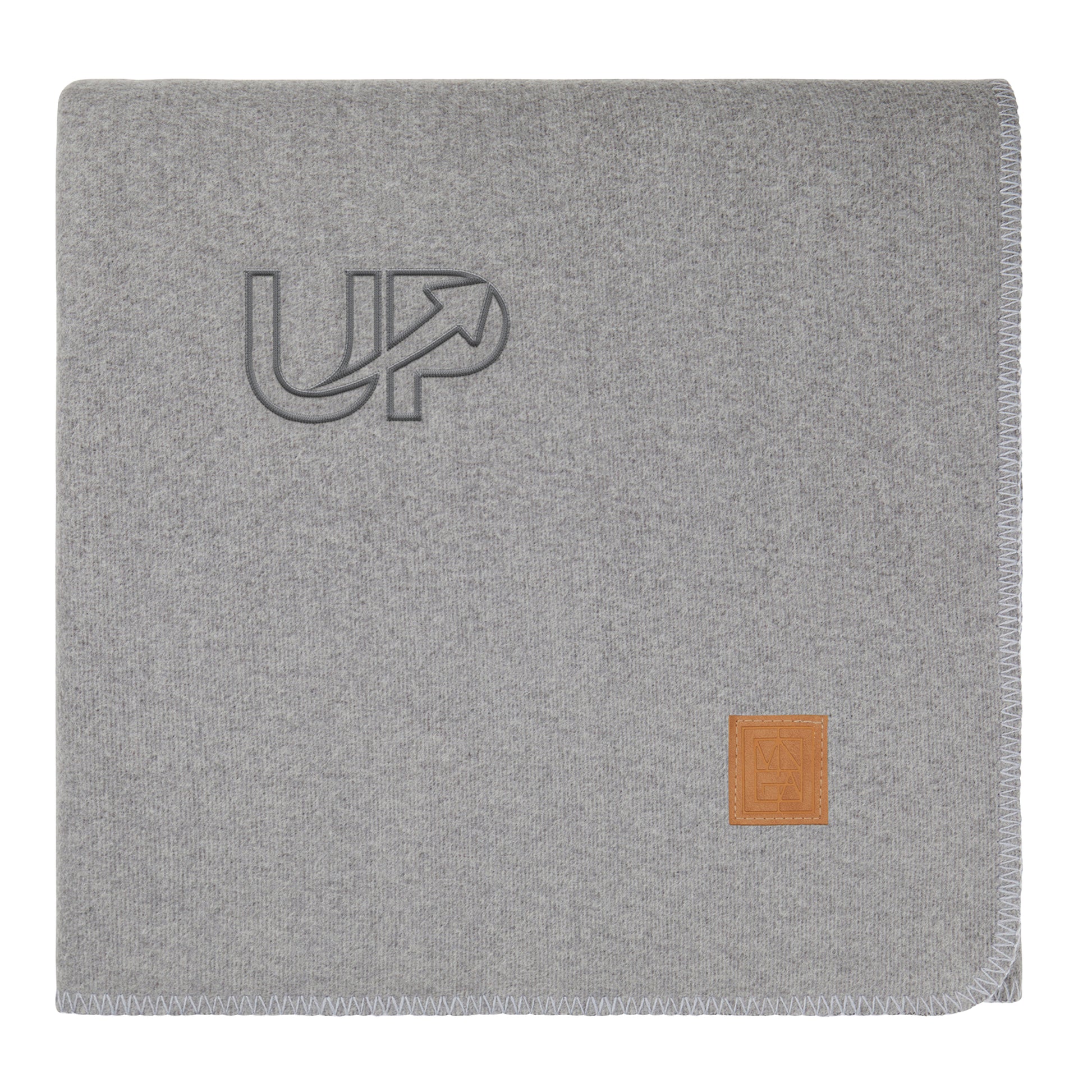 Grey - Front - Vinga Moulton RPET Blanket