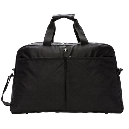 Black - Back - Swiss Peak RFID Blocking Duffle Bag