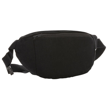 Black - Back - XD Collection Impact Aware Recycled Canvas Undyed Waist Bag