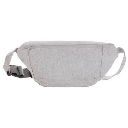 Grey - Front - XD Collection Impact Aware Recycled Canvas Undyed Waist Bag