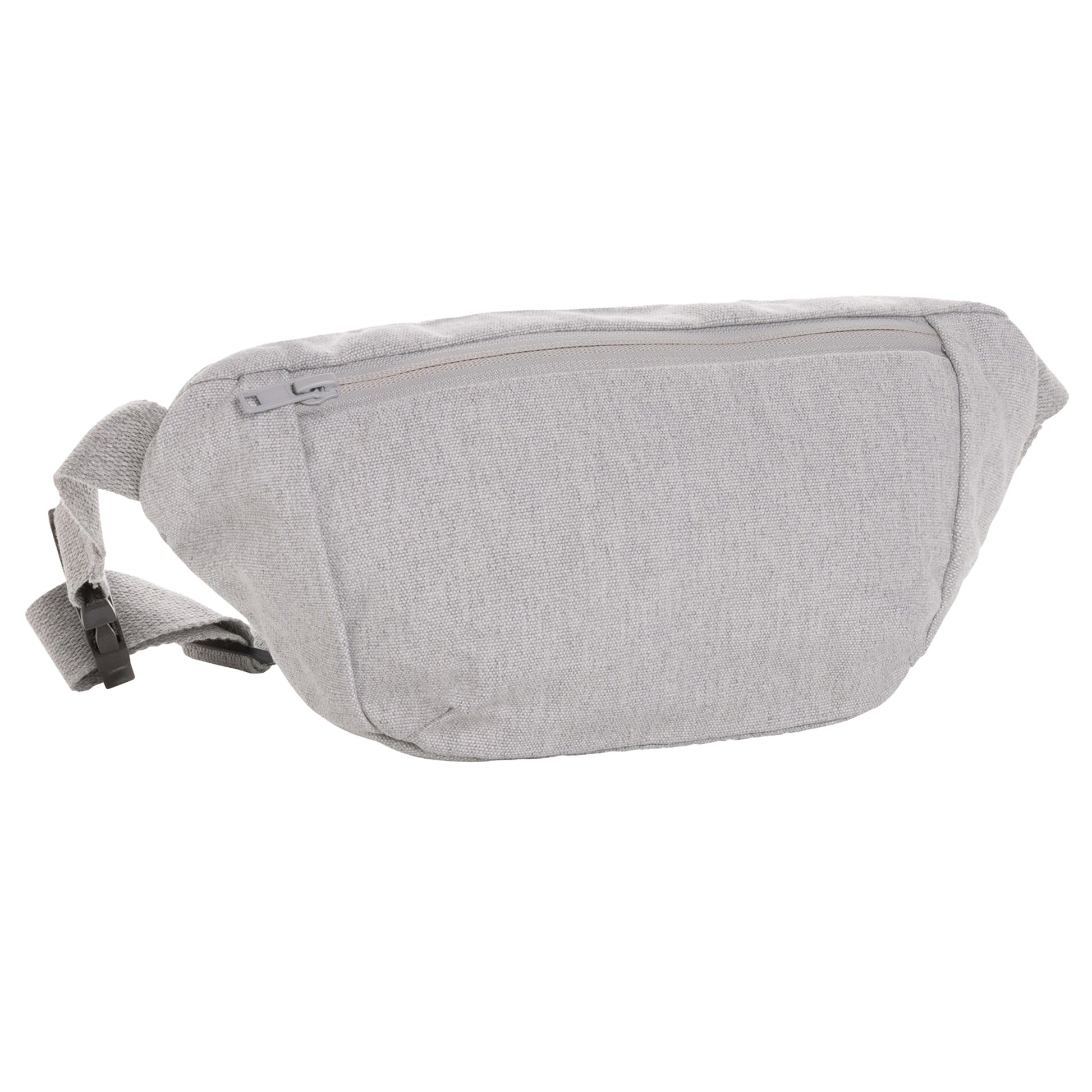 Grey - Back - XD Collection Impact Aware Recycled Canvas Undyed Waist Bag