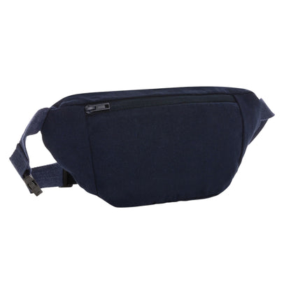 Navy - Front - XD Collection Impact Aware Recycled Canvas Undyed Waist Bag