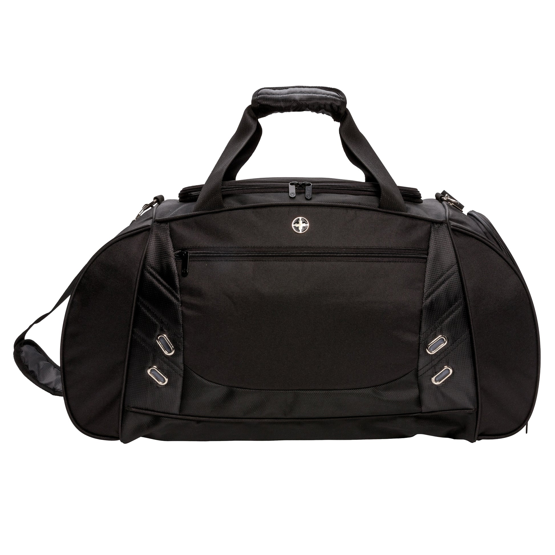 Black - Front - Swiss Peak Sports Duffle Bag