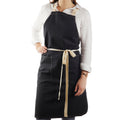 Black - Back - Vinga Sovano Recycled Cotton Apron