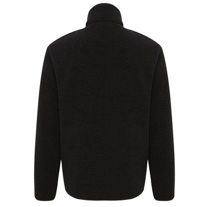 Black - Back - Iqoniq Unisex Adult Diran Recycled Polyester Fleece Jacket