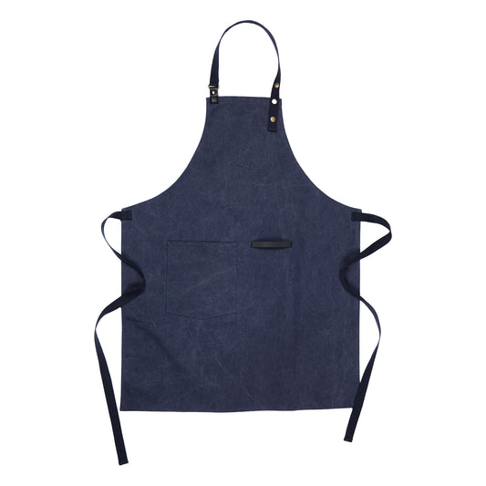 Navy - Front - Vinga Tome Canvas Recycled Apron