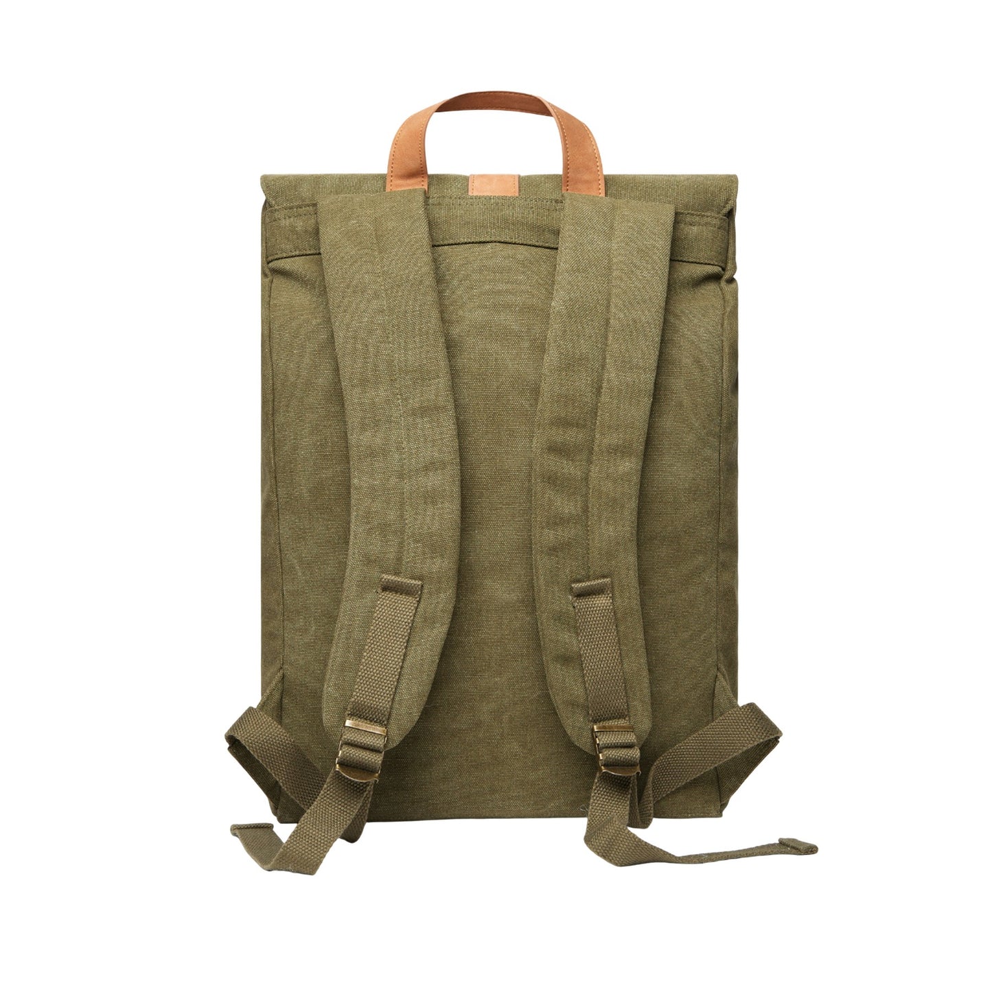 Green - Back - Vinga Bosler Recycled Canvas 17L Backpack