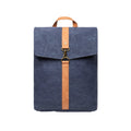 Navy - Front - Vinga Bosler Recycled Canvas 17L Backpack