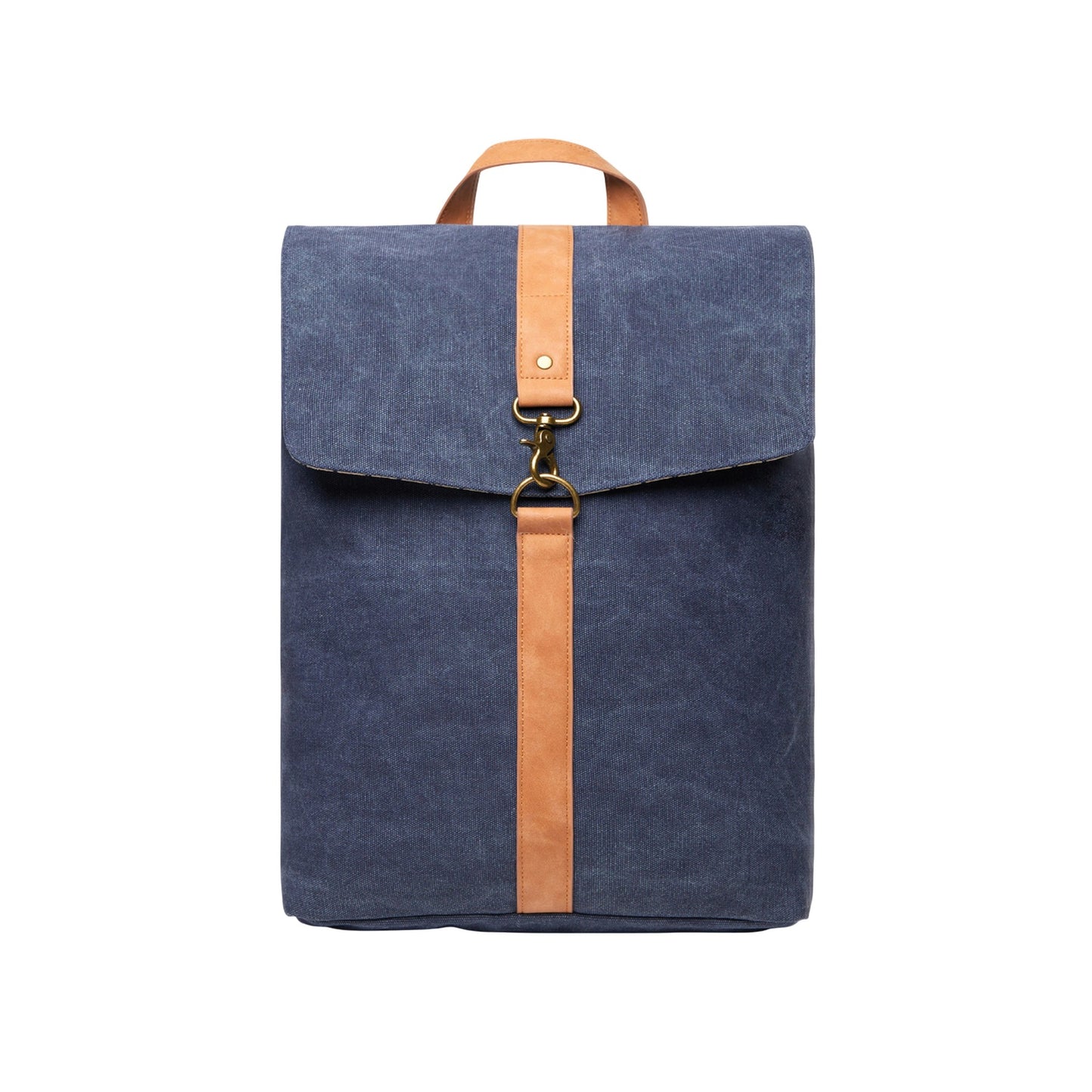 Navy - Front - Vinga Bosler Recycled Canvas 17L Backpack
